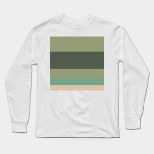 A great union of Camo Green, Beige, Artichoke, Oxley and Gunmetal stripes. Long Sleeve T-Shirt